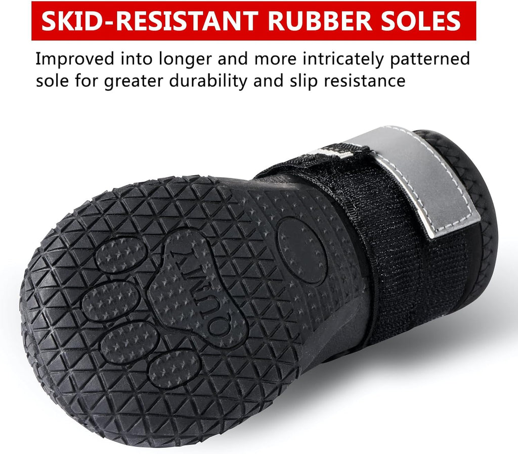 Dog Shoes for Hot Pavement, Dog Snow Boots & Paw Protectors for Winter Make title more professional and balanced