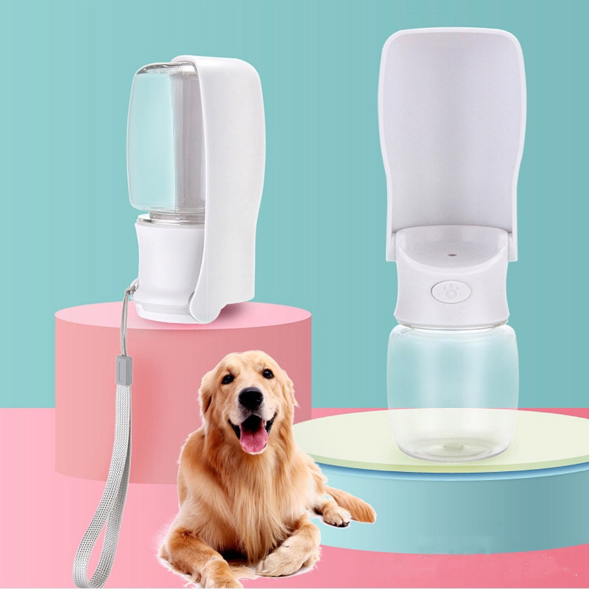 Dog Portable Water Bottle Foldable Pet Water Dispenser Pet Products Make title more professional and balanced
