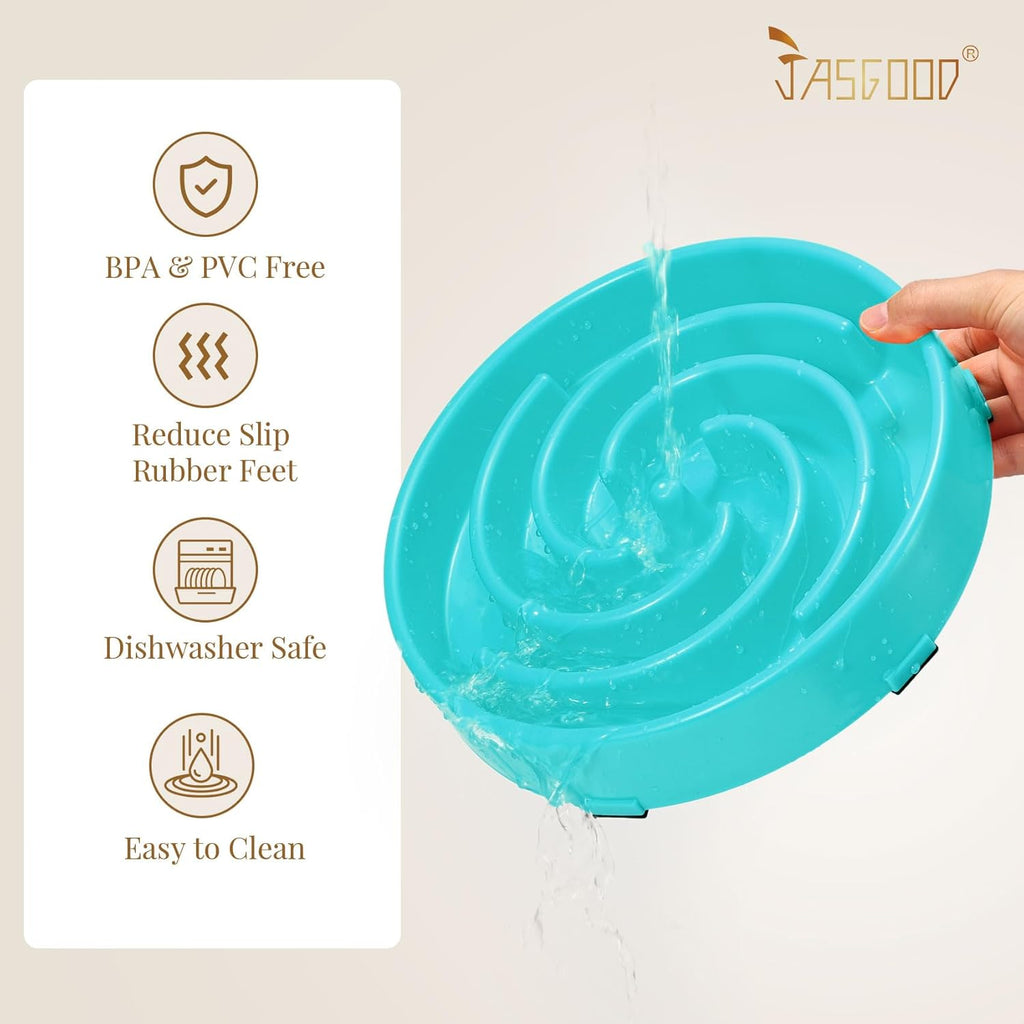 Slow Feeder Dogs Bowl for Large Medium Dogs,Anti-Gulping Pet Slower Food Feeding Bowls Stop Bloat,Preventing Choking Make title more professional and balanced