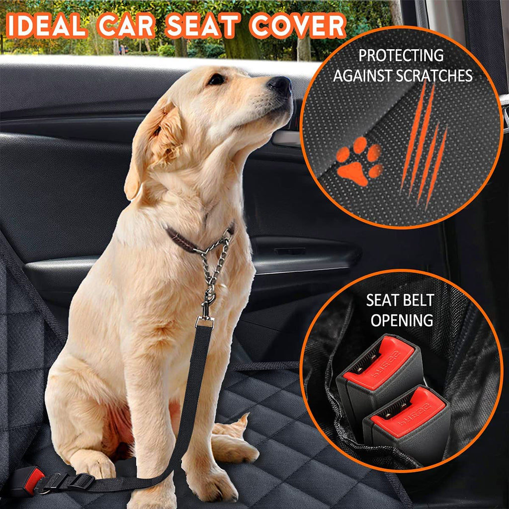Dog Car Seat Cover, Back Seat Cover for Dogs Pet Car Seat Protector Make title more professional and balanced