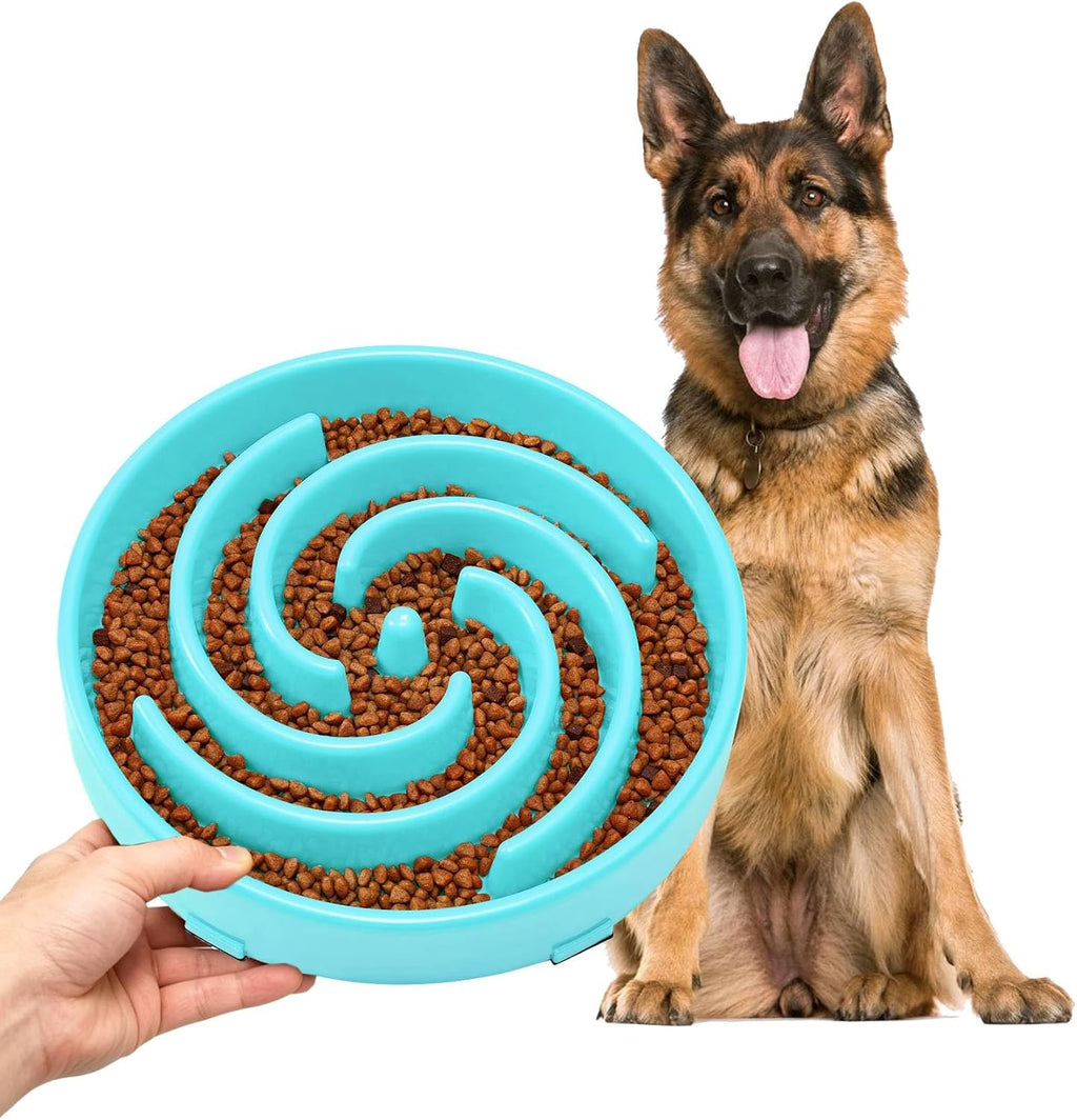 Slow Feeder Dogs Bowl for Large Medium Dogs,Anti-Gulping Pet Slower Food Feeding Bowls Stop Bloat,Preventing Choking Make title more professional and balanced
