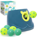 Automatic Dog Ball Launcher - Interactive Fetch Machine for Small to Medium Dogs with 6 Latex Balls and Dual Power Supply Make title more professional and balanced