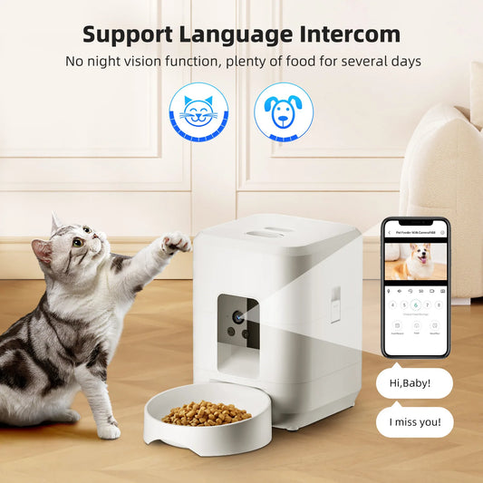OEMODM New Design 2L Cat Water Fountain ABS Battery Operated Pet Water Dispensersmall Automatic Charged Pet Bowls Feeders Bowl