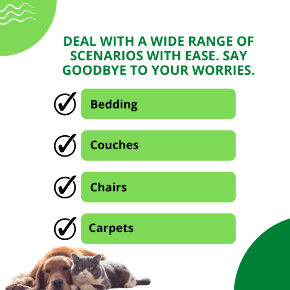 Reusable Dog Cat Pet Hair Remover Roller for Furniture, Couch, Carpet, Car Seat Make title more professional and balanced