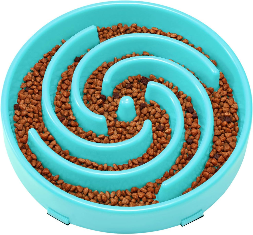 Slow Feeder Dogs Bowl for Large Medium Dogs,Anti-Gulping Pet Slower Food Feeding Bowls Stop Bloat,Preventing Choking Make title more professional and balanced